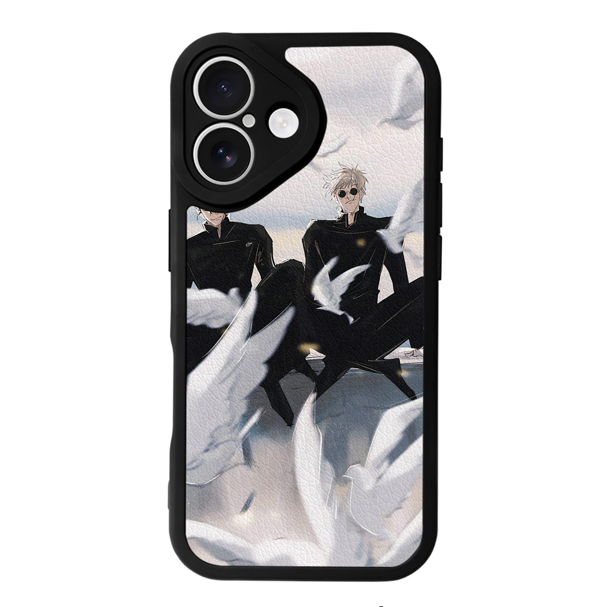 （画像用） 呪術廻戦 Jujutsu Kaisen 【iPhone 16シリーズ対応】シリコンスマホケース（レザー調） 材質：シリコン